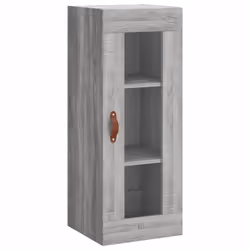 vidaXL Wall Mounted Cabinet Bathroom Cabinet Storage Cabinet Cupboard White - grey sonoma