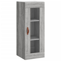 vidaXL Wall Mounted Cabinet Bathroom Cabinet Storage Cabinet Cupboard White - grey sonoma