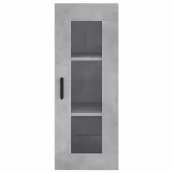 vidaXL Wall Mounted Cabinet Bathroom Cabinet Storage Cabinet Cupboard White - concrete grey - Additional view 6