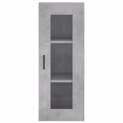 vidaXL Wall Mounted Cabinet Bathroom Cabinet Storage Cabinet Cupboard White - concrete grey - Additional view 5