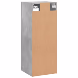 vidaXL Wall Mounted Cabinet Bathroom Cabinet Storage Cabinet Cupboard White - concrete grey - Additional view 8