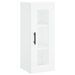 vidaXL Wall Mounted Cabinet Bathroom Cabinet Storage Cabinet Cupboard White - white