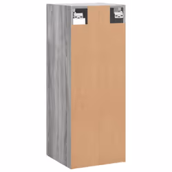vidaXL Wall Mounted Cabinet Bathroom Cabinet Storage Cabinet Cupboard White - grey sonoma - Additional view 8