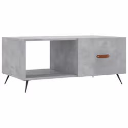 vidaXL Coffee Table Tea Side Table Sofa Couch Accent End Table Engineered Wood - concrete grey
