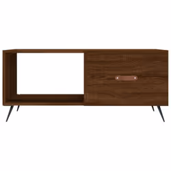 vidaXL Coffee Table Tea Side Table Sofa Couch Accent End Table Engineered Wood - brown oak - Additional view 4