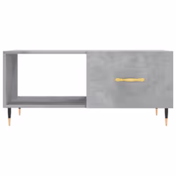 vidaXL Coffee Table Side Table Sofa End Table Concrete Grey Engineered Wood - Additional view 4