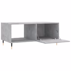 vidaXL Coffee Table Side Table Sofa End Table Concrete Grey Engineered Wood - Additional view 5