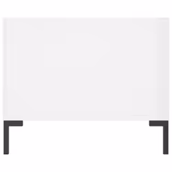 vidaXL Coffee Table Side Table Sofa End Table High Gloss White Engineered Wood - high gloss white - Additional view 6