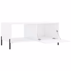 vidaXL Coffee Table Tea Side Table Sofa Couch Table Sonoma Oak Engineered Wood - high gloss white - Additional view 5