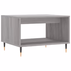 vidaXL Coffee Table Side Table Sofa Couch Table Grey Sonoma Engineered Wood - grey sonoma