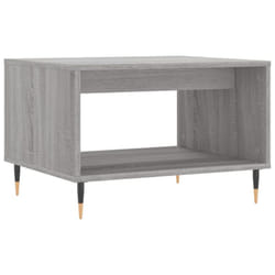 vidaXL Coffee Table Side Table Sofa Couch Table Grey Sonoma Engineered Wood - grey sonoma