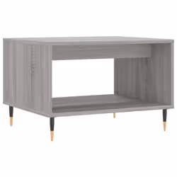 vidaXL Coffee Table Side Table Sofa Couch Table Grey Sonoma Engineered Wood - grey sonoma - Additional view 5