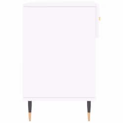 vidaXL Shoe Bench Shoe Shelf Hallway Shoe Storage Cabinet Engineered Wood - white - Additional view 6