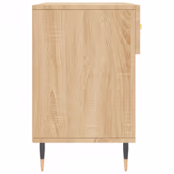 vidaXL Shoe Bench Shoe Storage Cabinet Shoe Rack Brown Oak Engineered Wood - sonoma oak - Additional view 6