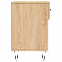 vidaXL Shoe Bench Shoe Storage Shoe Rack High Gloss White Engineered Wood - sonoma oak - Additional view 6