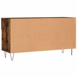 vidaXL Shoe Bench Shoe Storage Shoe Rack High Gloss White Engineered Wood - smoked oak - Additional view 7