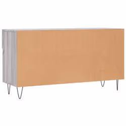 vidaXL Shoe Bench Shoe Storage Shoe Rack High Gloss White Engineered Wood - grey sonoma - Additional view 7