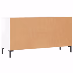 vidaXL Shoe Bench Shoe Cupboard Shoe Storage Shoe Rack Black Engineered Wood - high gloss white - Additional view 7
