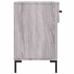 vidaXL Shoe Bench Shoe Cupboard Shoe Storage Shoe Rack Black Engineered Wood - grey sonoma - Additional view 6