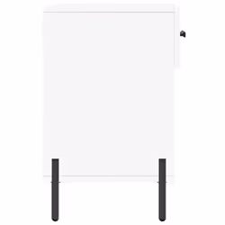 vidaXL Shoe Bench Shoe Storage Cabinet Shoe Rack Brown Oak Engineered Wood - white - Additional view 6