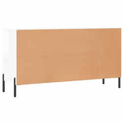 vidaXL Shoe Bench Shoe Storage Cabinet Shoe Rack Brown Oak Engineered Wood - high gloss white - Additional view 7
