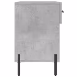 vidaXL Shoe Bench Shoe Storage Cabinet Shoe Rack Brown Oak Engineered Wood - concrete grey - Additional view 6