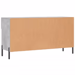 vidaXL Shoe Bench Shoe Storage Cabinet Shoe Rack Brown Oak Engineered Wood - concrete grey - Additional view 7