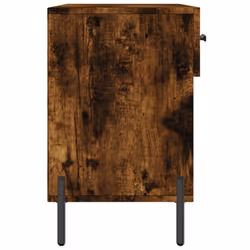 vidaXL Shoe Bench Shoe Storage Cabinet Shoe Rack Brown Oak Engineered Wood - smoked oak - Additional view 6