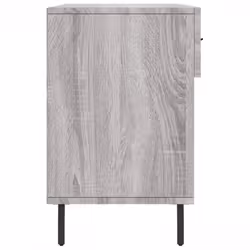 vidaXL Shoe Bench Shoe Cupboard Shoe Storage Shoe Rack Black Engineered Wood - grey sonoma - Additional view 6
