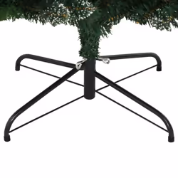 vidaXL Artificial Hinged Christmas Tree Pre Lit Artificial Tree Xmas Decor - 180 cm - Additional view 5