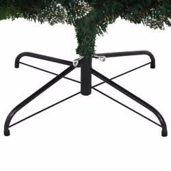 vidaXL Artificial Hinged Christmas Tree Pre Lit Artificial Tree Xmas Decor - 240 cm - Additional view 5