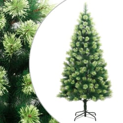 vidaXL Artificial Hinged Christmas Tree Xmas Tree with Stand Christmas Decor - 150 cm
