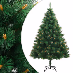 vidaXL Artificial Hinged Christmas Tree Xmas Tree with Stand Christmas Decor - 150 cm