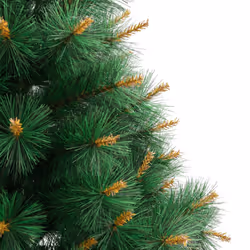 vidaXL Artificial Hinged Christmas Tree Xmas Tree with Stand Christmas Decor - 210 cm - Additional view 4