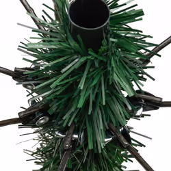 vidaXL Artificial Hinged Christmas Tree Xmas Tree with Stand Christmas Decor - 240 cm - Additional view 6