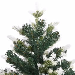 vidaXL Artificial Hinged Christmas Tree Christmas Decoration with Flocked Snow - Additional view 4