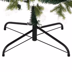 vidaXL Artificial Hinged Christmas Tree Christmas Decoration with Flocked Snow - Additional view 5