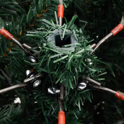 vidaXL Artificial Hinged Christmas Tree Christmas Decoration with Flocked Snow - Additional view 6