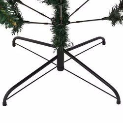 vidaXL Artificial Hinged Christmas Tree Xmas Tree with Stand Christmas Decor - 240 cm - Additional view 5