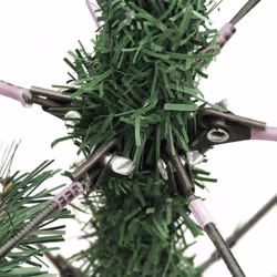 vidaXL Artificial Hinged Christmas Tree Pre Lit Xmas Tree with Cones & Berries - 150 cm - Additional view 6