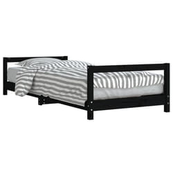 VidaXL 834395 kids bed Black Wood