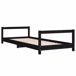VidaXL 834404 kids bed Black Wood