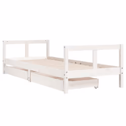 VidaXL 834406 kids bed White Wood
