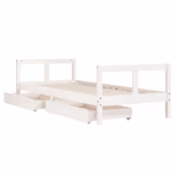 VidaXL 834406 kids bed White Wood - Additional view 4