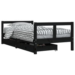 VidaXL 834407 kids bed Black Wood