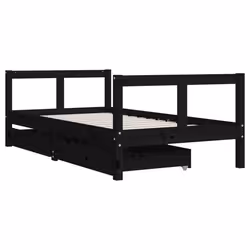 VidaXL 834407 kids bed Black Wood