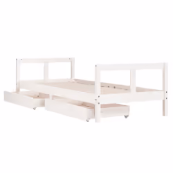 VidaXL 834409 kids bed White Wood - Additional view 4