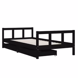 VidaXL 834410 kids bed Black Wood
