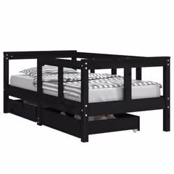 VidaXL 834416, Black, Wood, 80 x 160 mm, 1 pc(s)