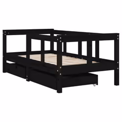 VidaXL 834416 kids bed Black Wood